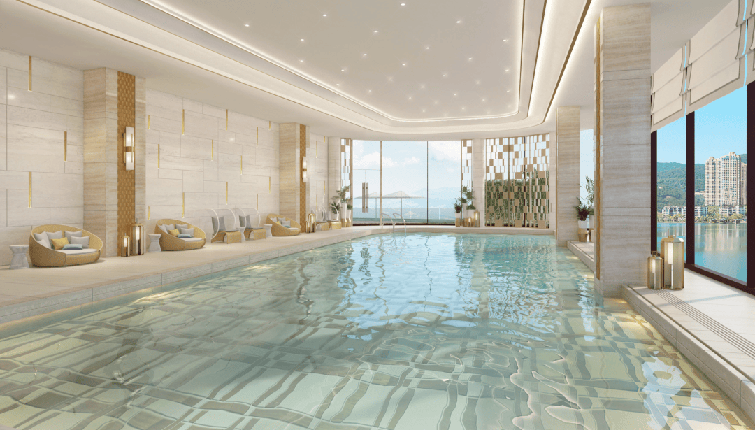 全日餐厅效果图华庭宴会厅效果图泉州东海悦华酒店位于东海中央商务区