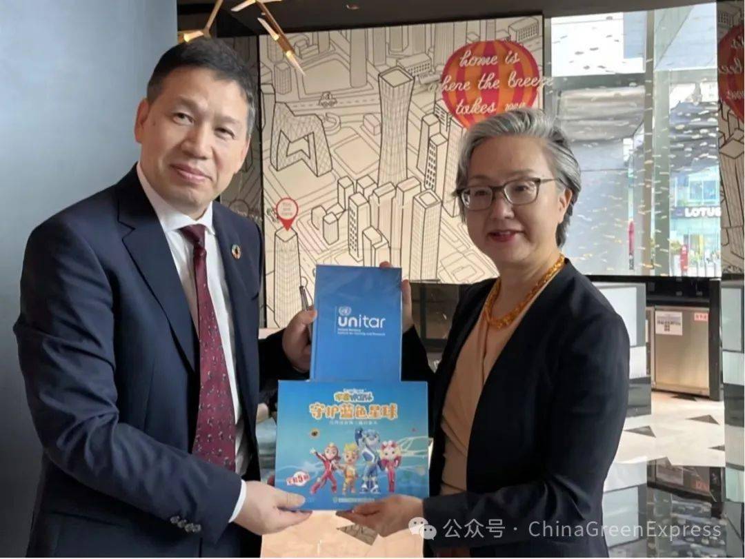 周晋峰与联合国助理秘书长兼unitar执行主任商建香港中心