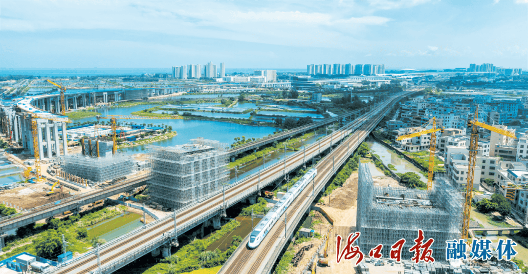 海口新海港片区这个新建项目最新进展来了→_施工_桥梁_建设