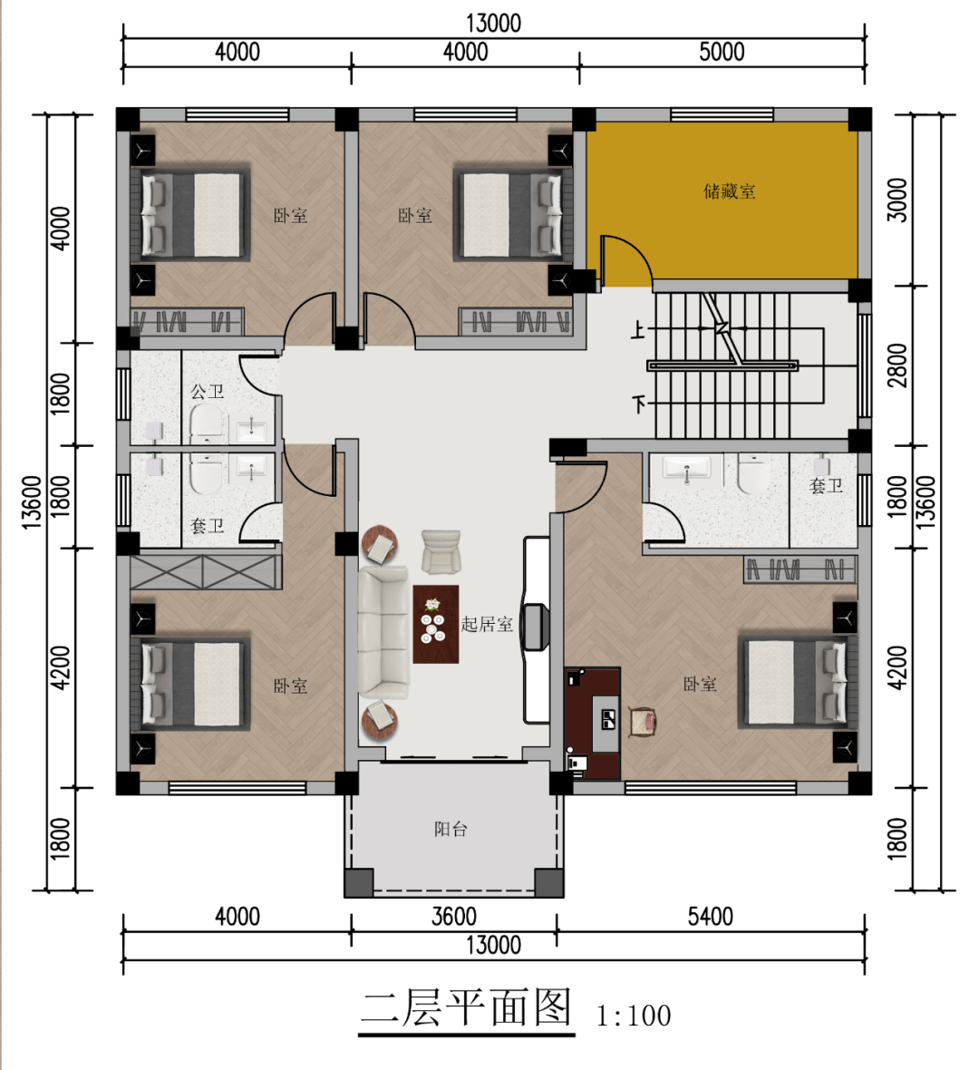 高差处设计地下空间用于停车,西侧马路开口进出,加装护栏增加房屋的