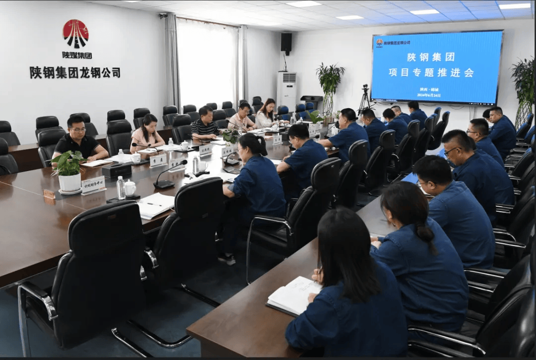【陕钢新闻】郗九生一行到龙钢公司开展项目专题调研_陕钢集团_问题_进行