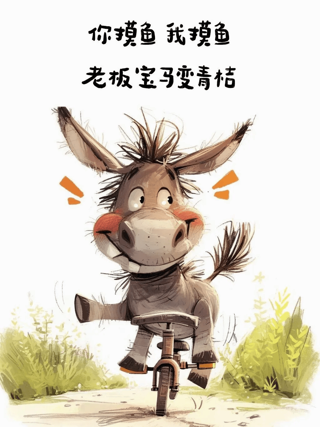 小漫画:一头驴,笑坏了!