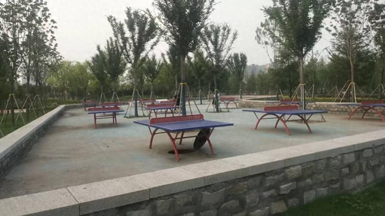 临沂市民反映高新区人民公园照明设施不足