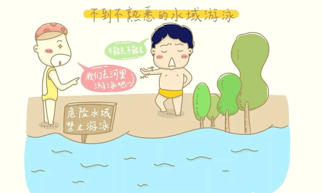 二中荐读 | 防溺水安全手册|请接力!请转发!_游泳_身体_指南