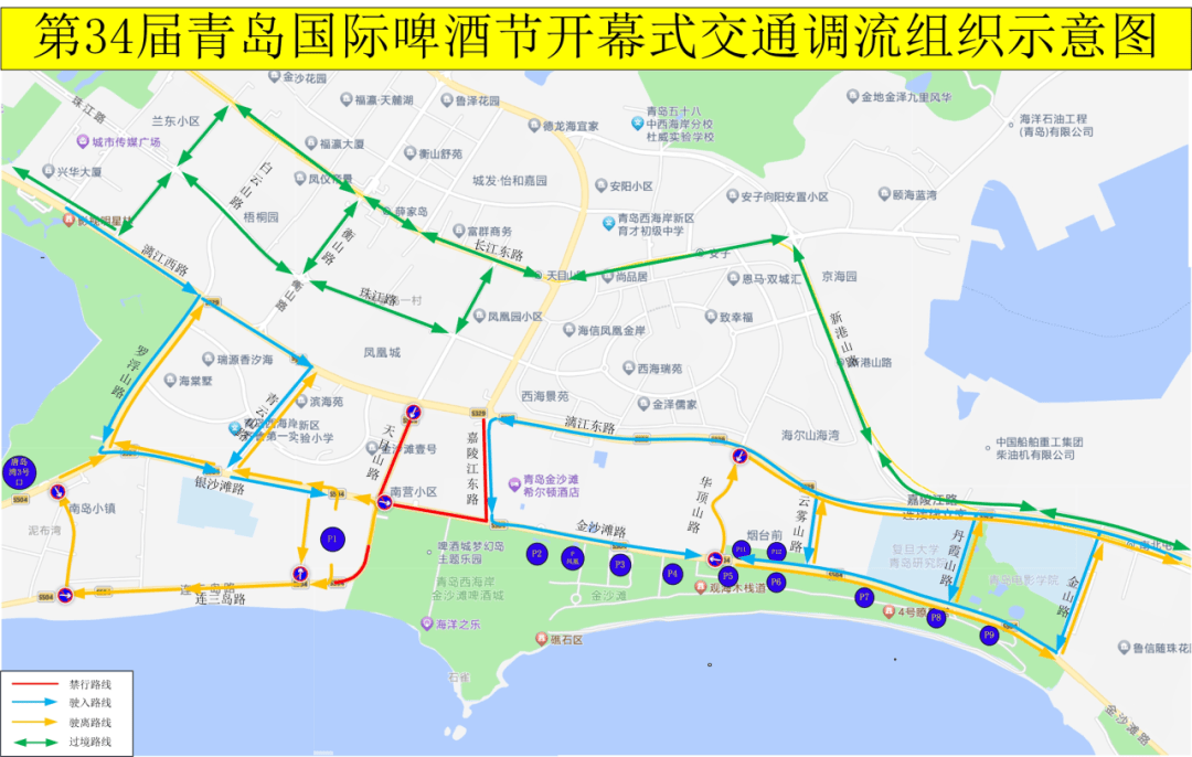 青岛604路线路图图片