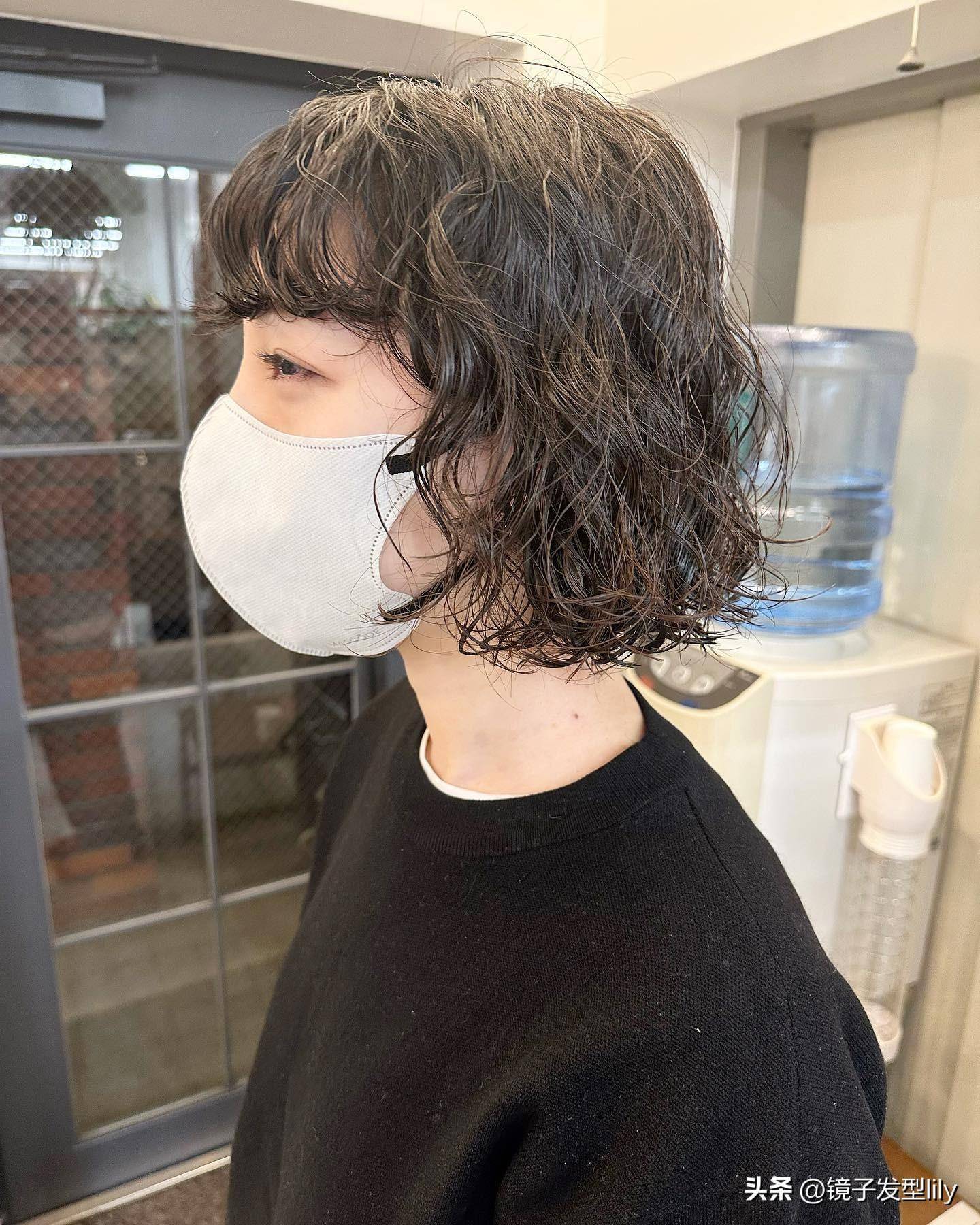 全头烫卷卷蓬松时尚真洋气