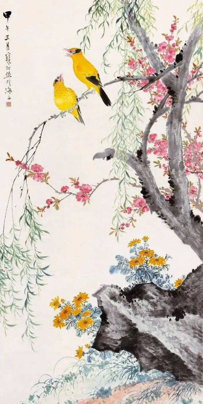 这40幅花鸟画,简直美出天际