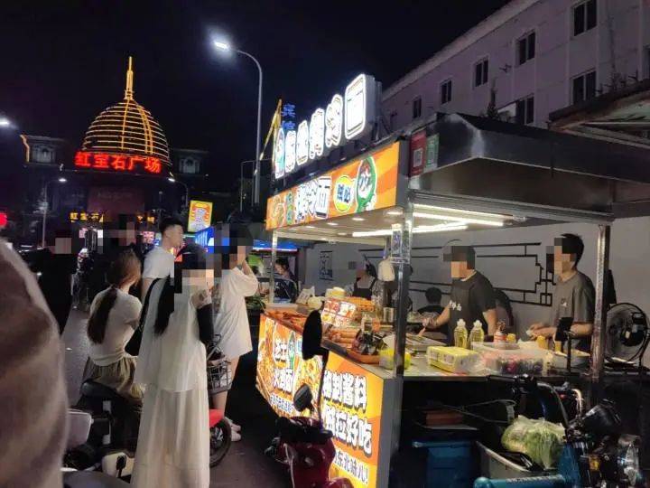 杭州下沙夜市图片