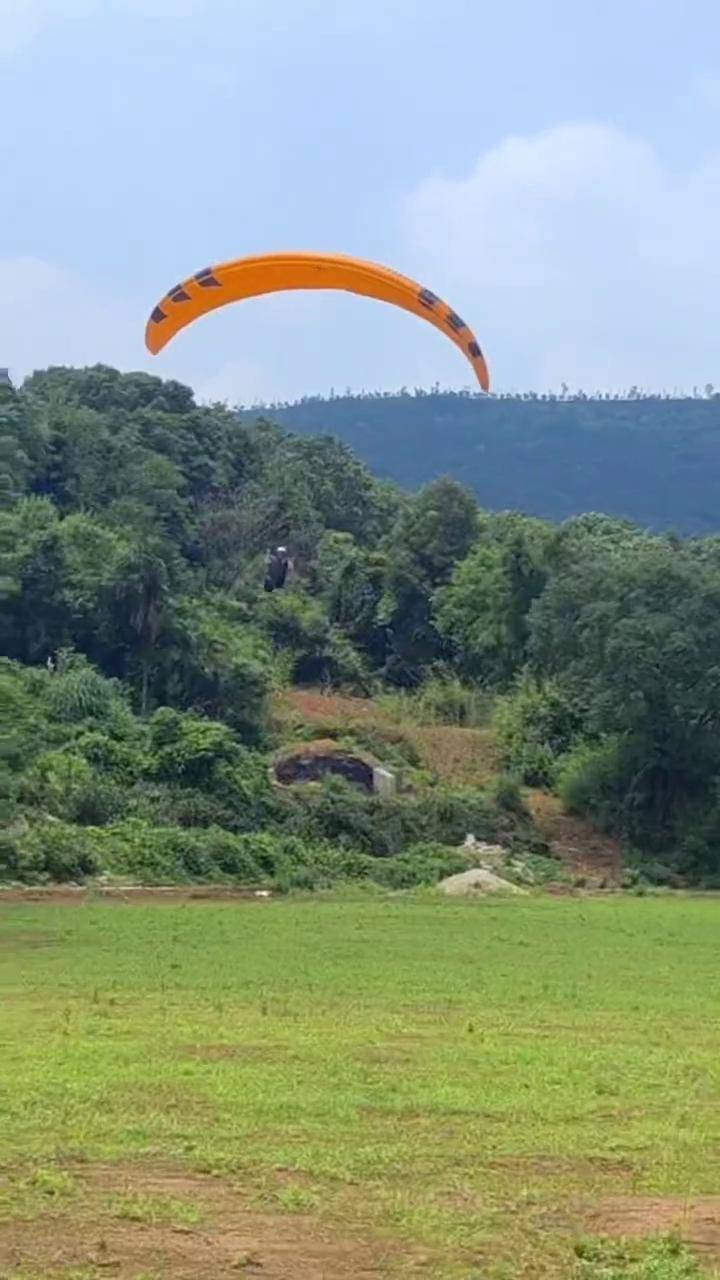 滑翔伞飞行体验 株洲汪家岭滑翔伞飞行营地 户外运动