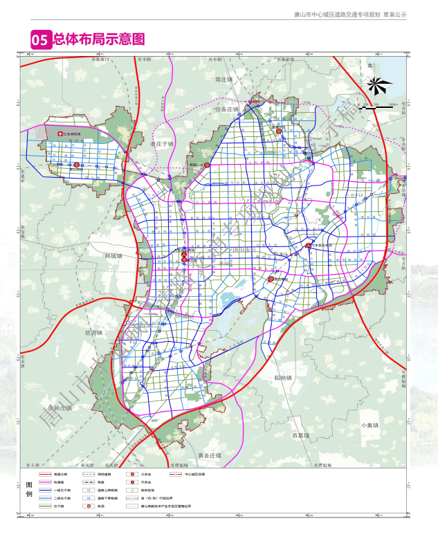 唐山市北湖规划图图片