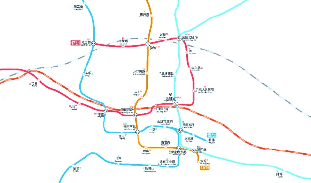 慈溪地铁线路图图片