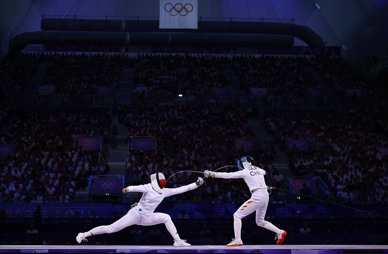 巴黎奥运会|击剑——女子团体重剑:中国队获得第四名