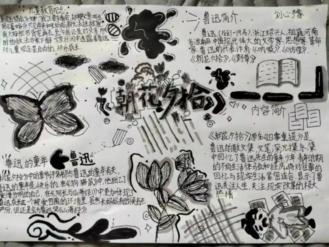 "暑"你最棒——青岛三十一中小初衔接活动成果展(三)_鲁迅_成长_先生