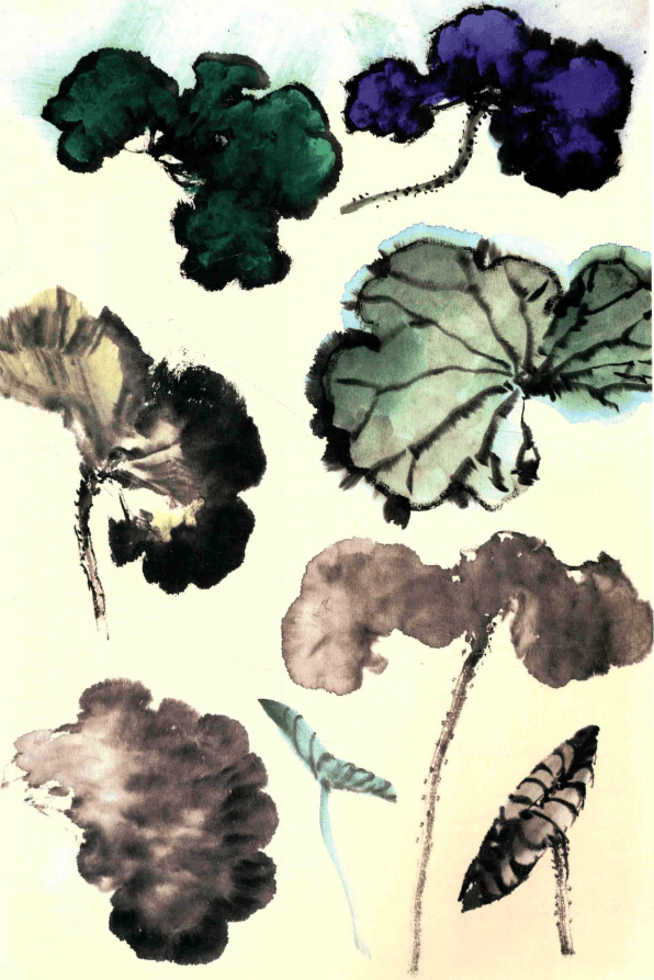 夏天到了,一起学画写意荷花!_步骤_荷叶_花瓣