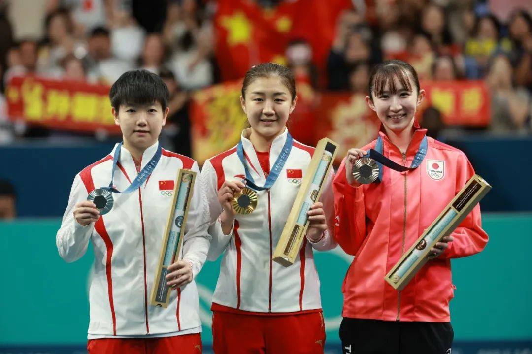 巴黎奥运会|陈梦卫冕女单金牌_孙颖莎_希娜_铜牌