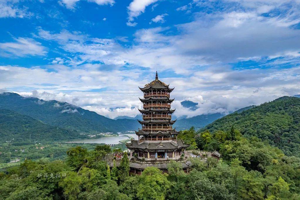 登玉垒阁,揽千年韵!_都江堰_青城山_文化
