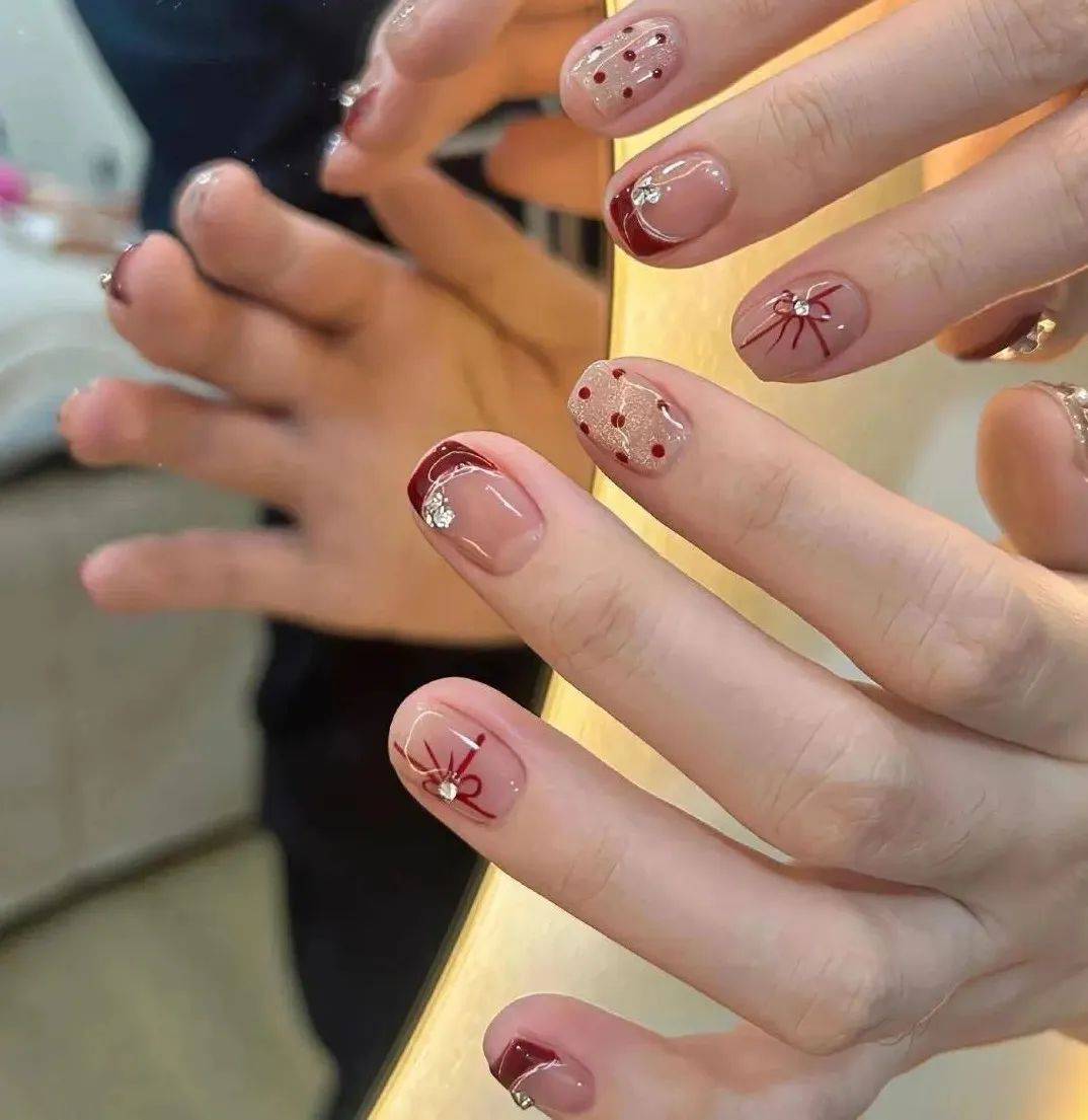 美甲 | 37303831 3837303734温柔气质仙女美甲