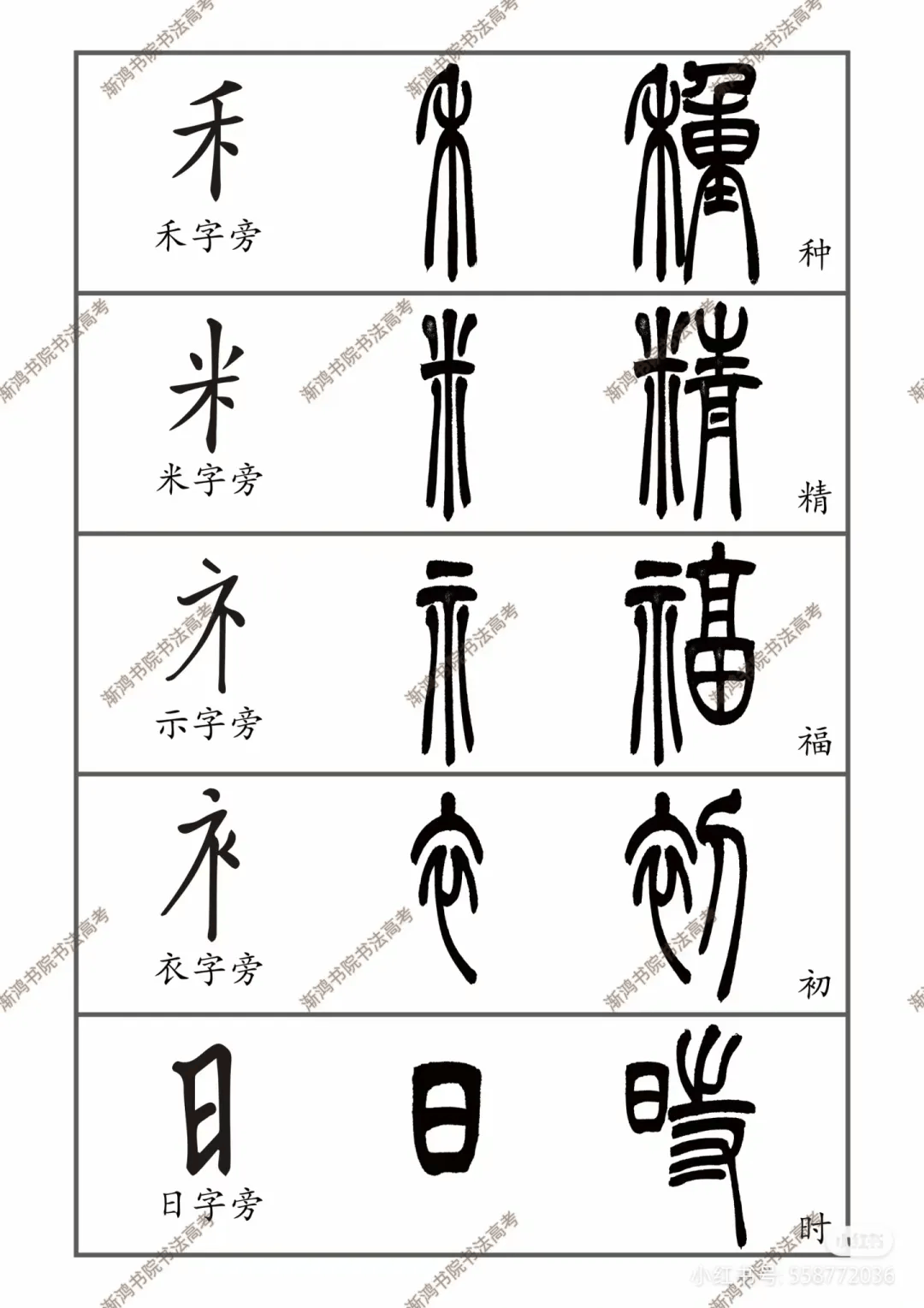 技法 写篆书?把这猛练100遍你就一通百通