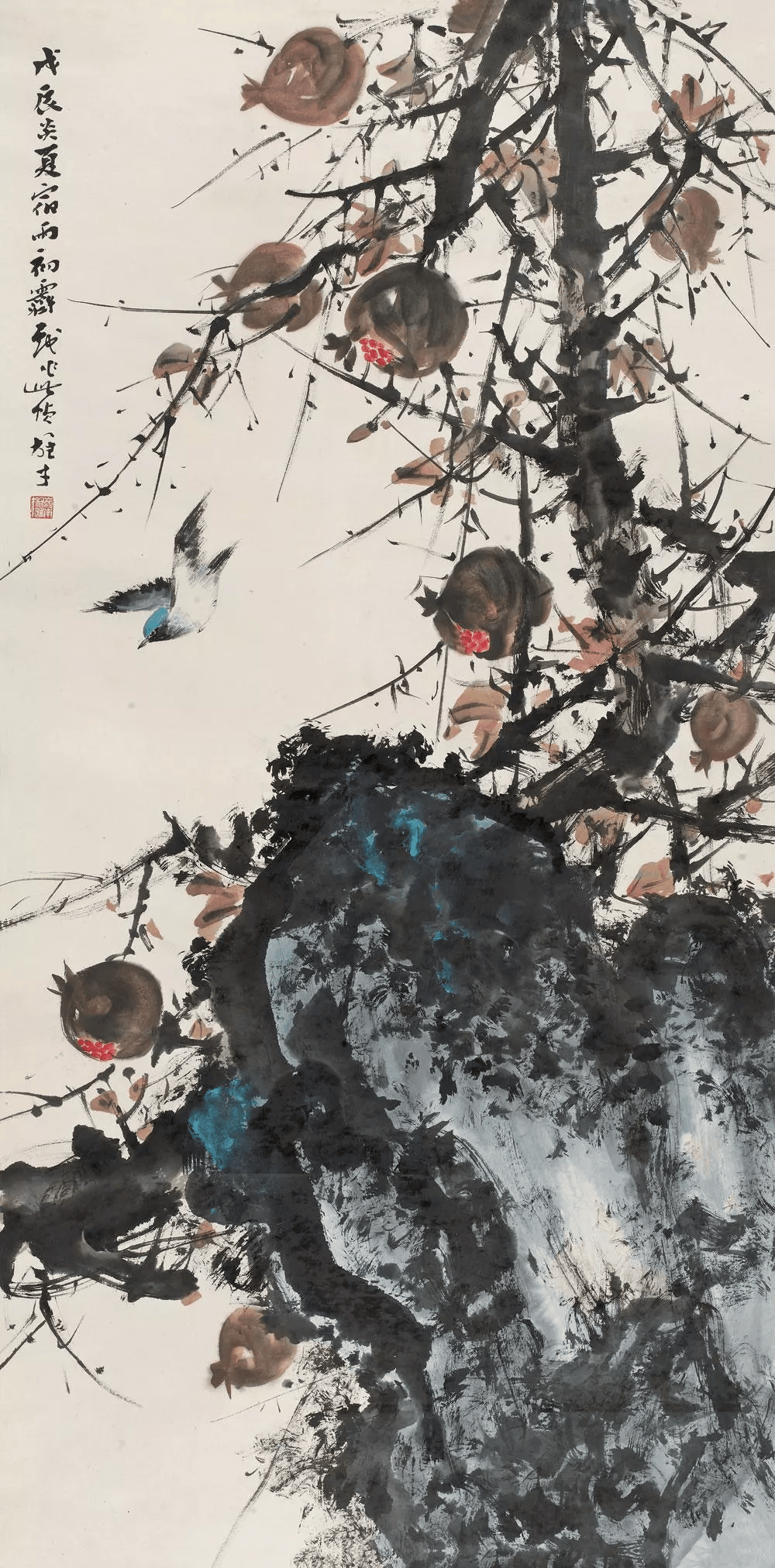 岭南画派代表人物黎雄才,花鸟画欣赏!