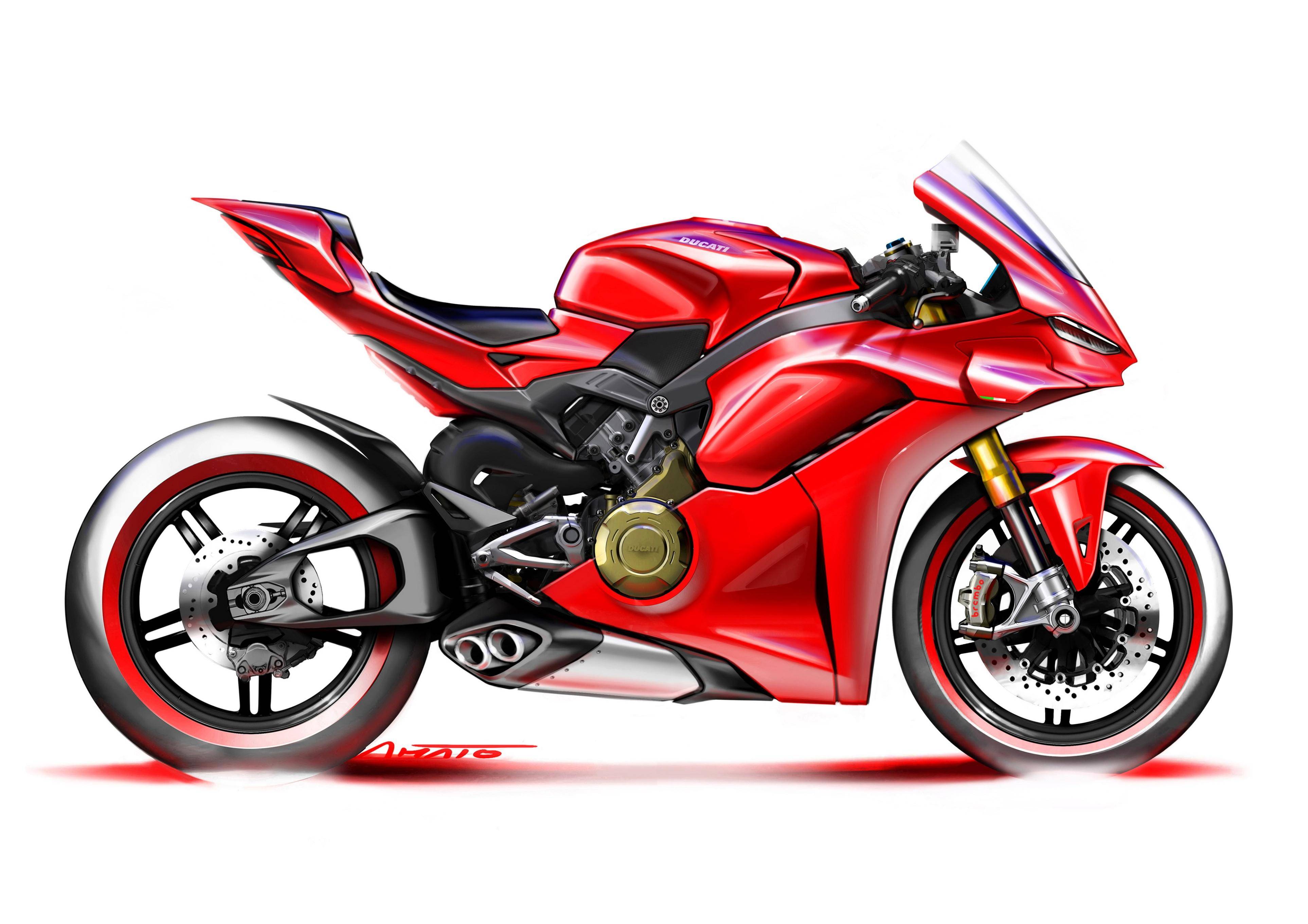 杜卡迪新一代跑车 2025 panigale v4 s 的空气动力学设计