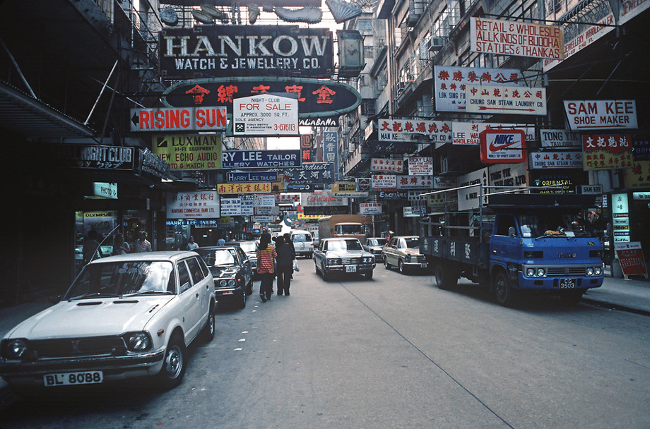 80年代香港街景图片