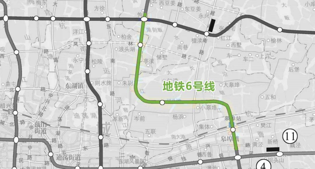 公明地铁6号线路图图片