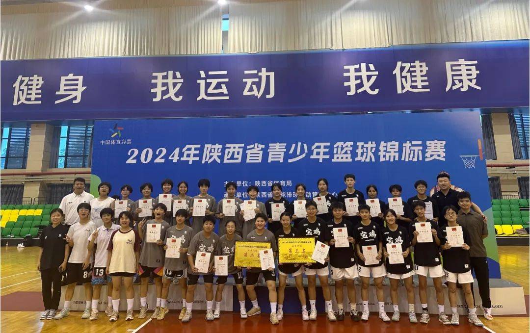 热烈祝贺新建路中学荣获2024年陕西省青少年篮球锦标赛女子乙组第二名