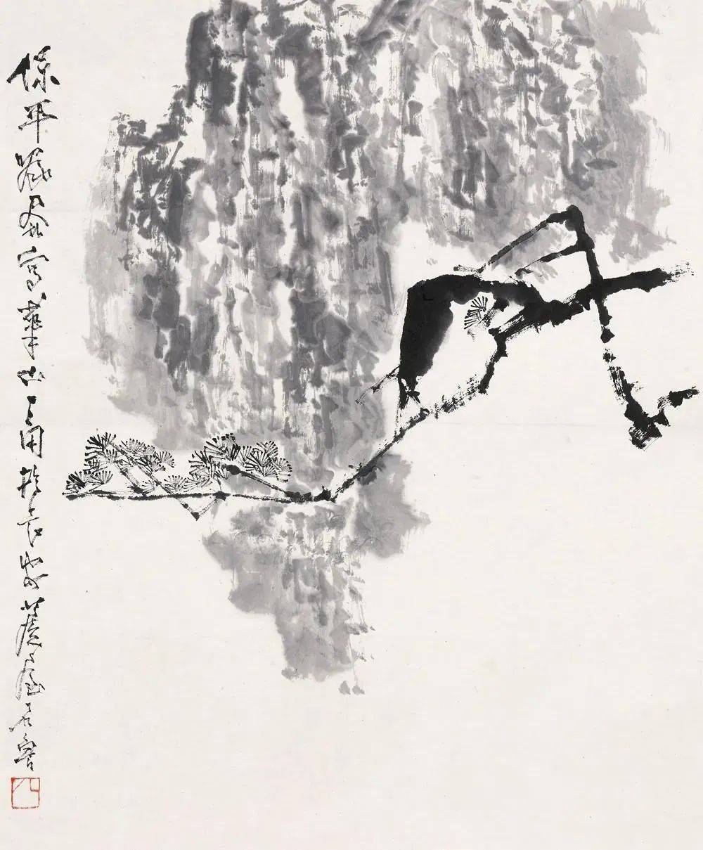 石鲁绘画一百幅,惊心动魄!_华山_华岳雪_陕北