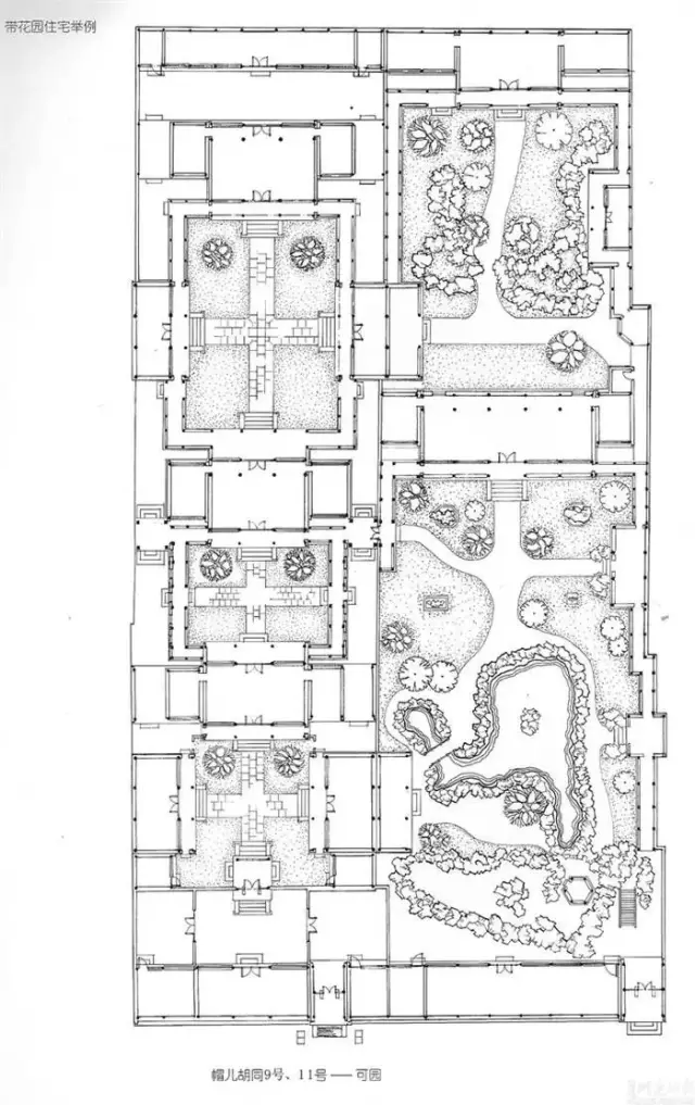 150平方四合院施工图图片