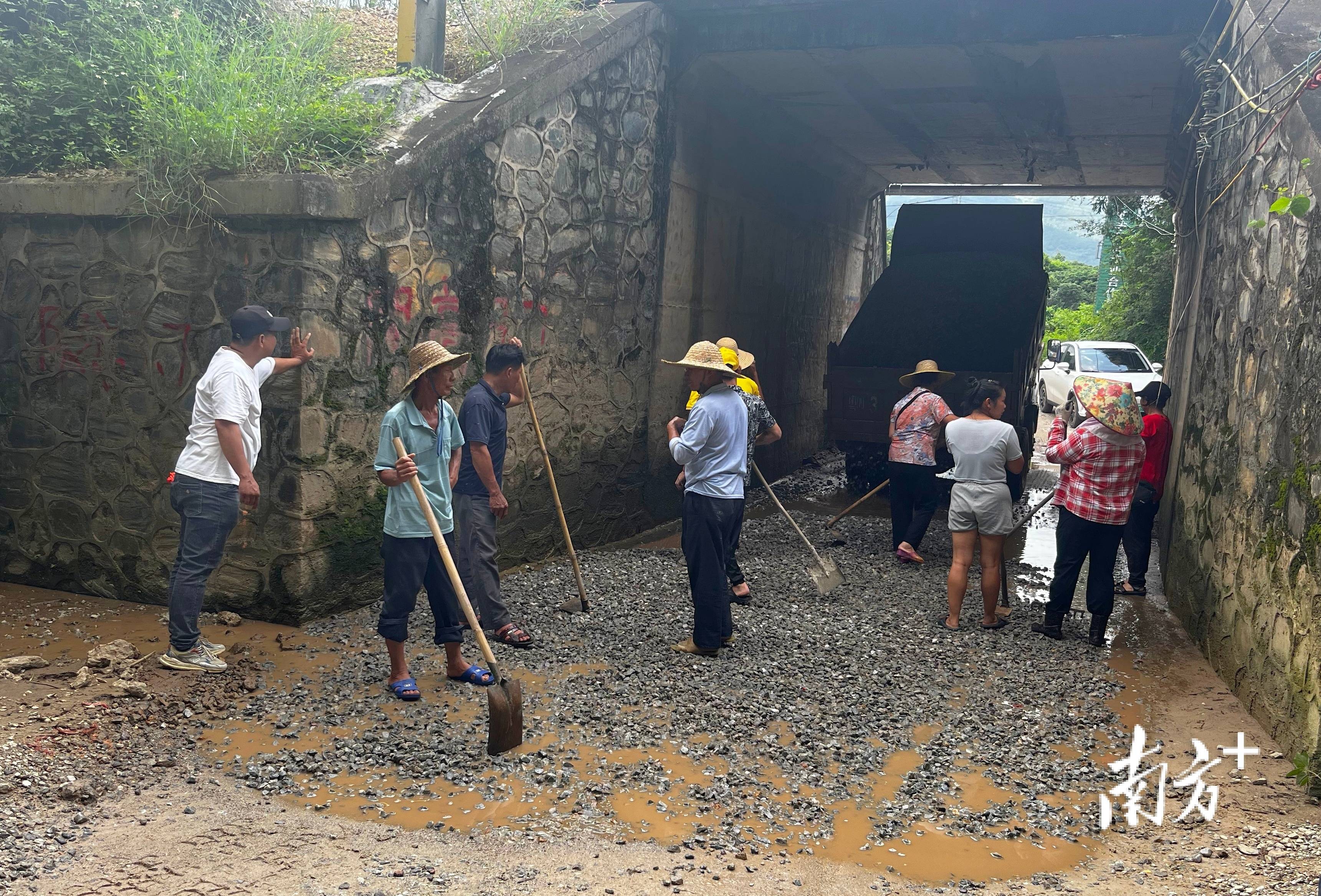 电白区霞洞镇下岭村:党群合力 修路通渠惠民生