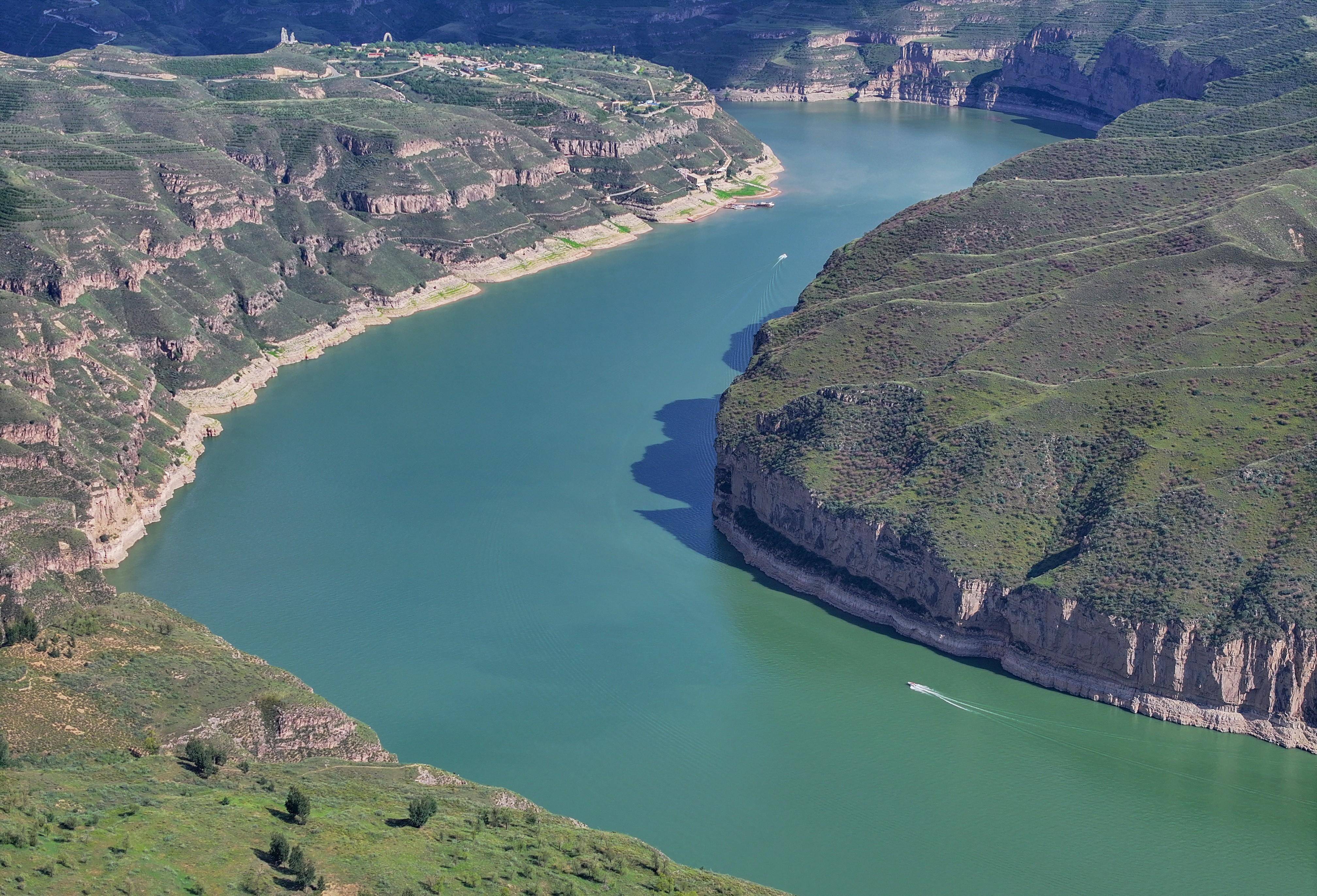 黄河古河道图片