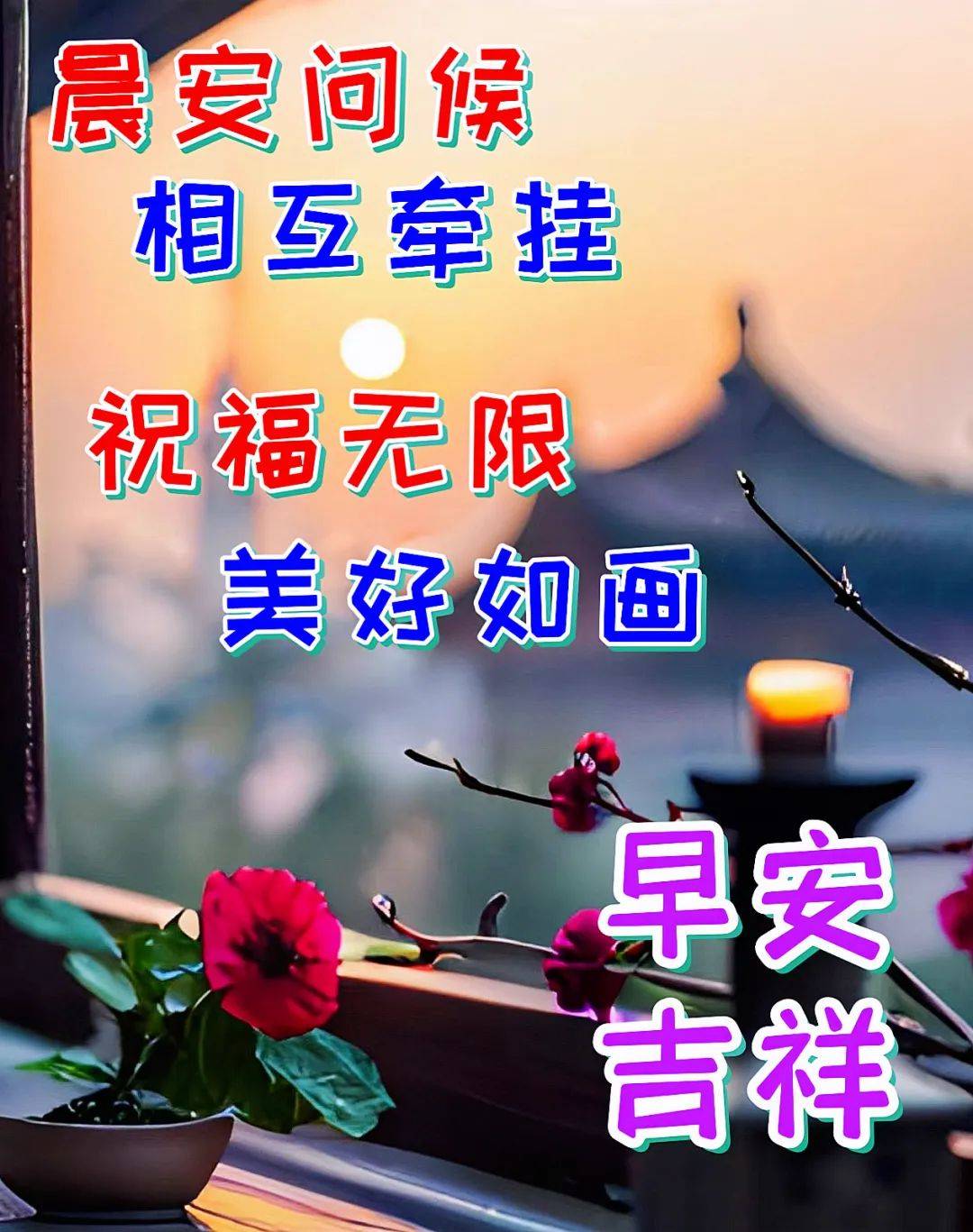 祝福短语今日图片