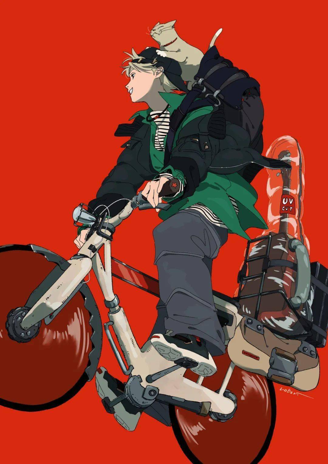 是来自日本的插画师同时是京都艺