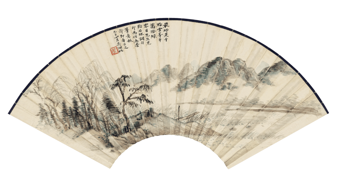 百二十余幅扇面精品集体亮相_书画_上海美术馆_山水