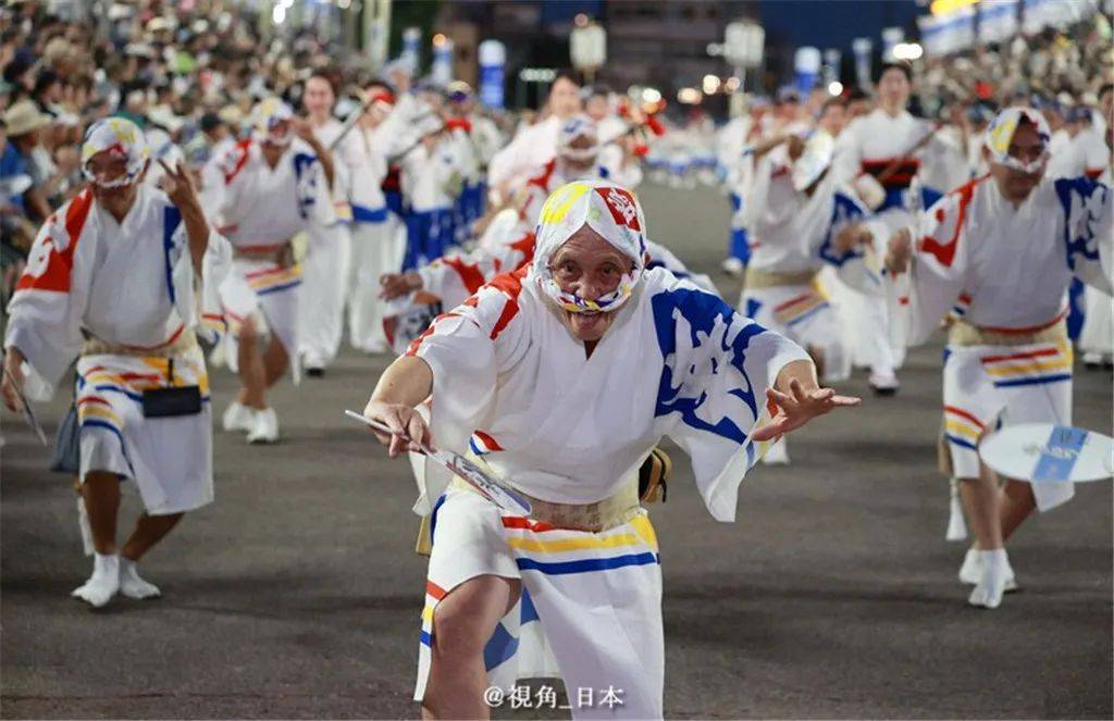 它们也是来参观的 & 德岛县阿波舞