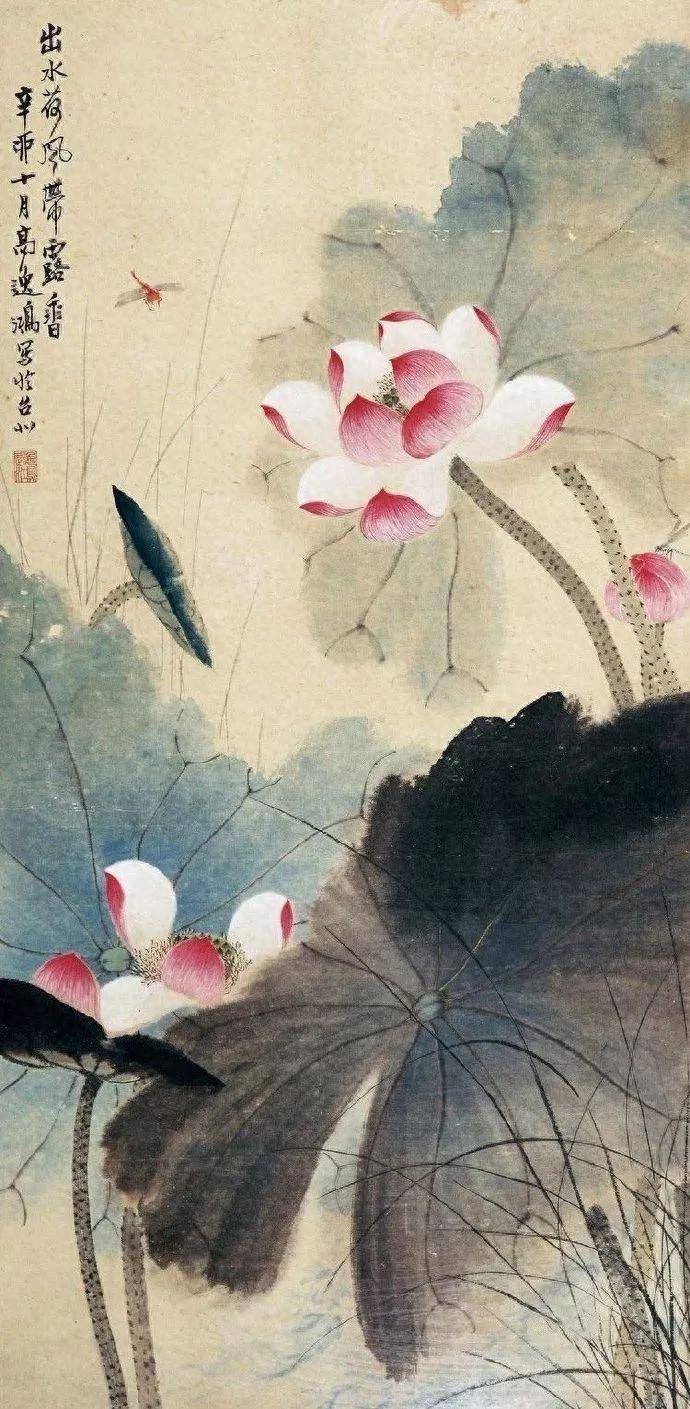 高逸鸿的写意画,笔墨相融,太美了!_手机搜狐网