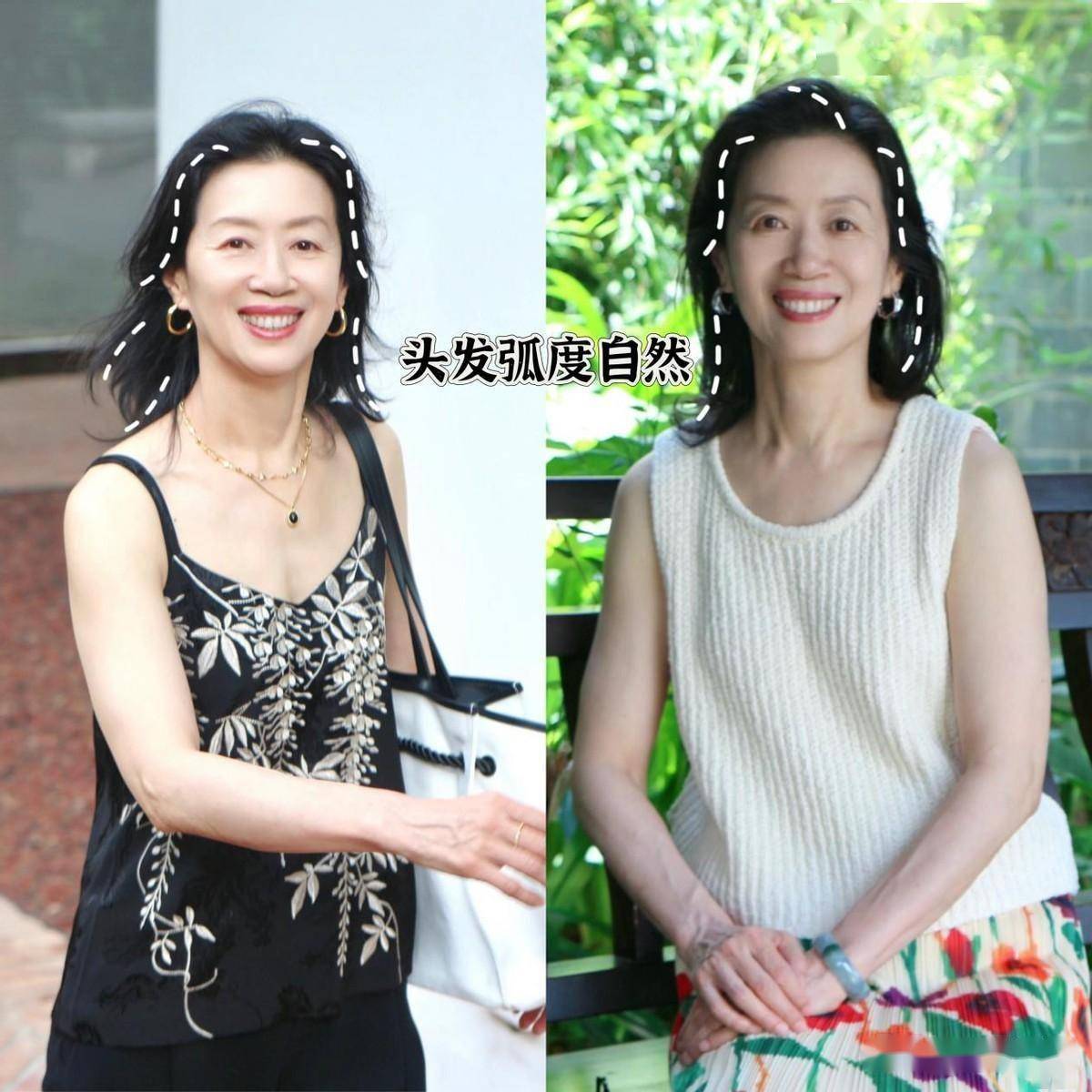 到60岁都没有"大妈感"的女人:发不烫卷,裙不上膝,优雅得体