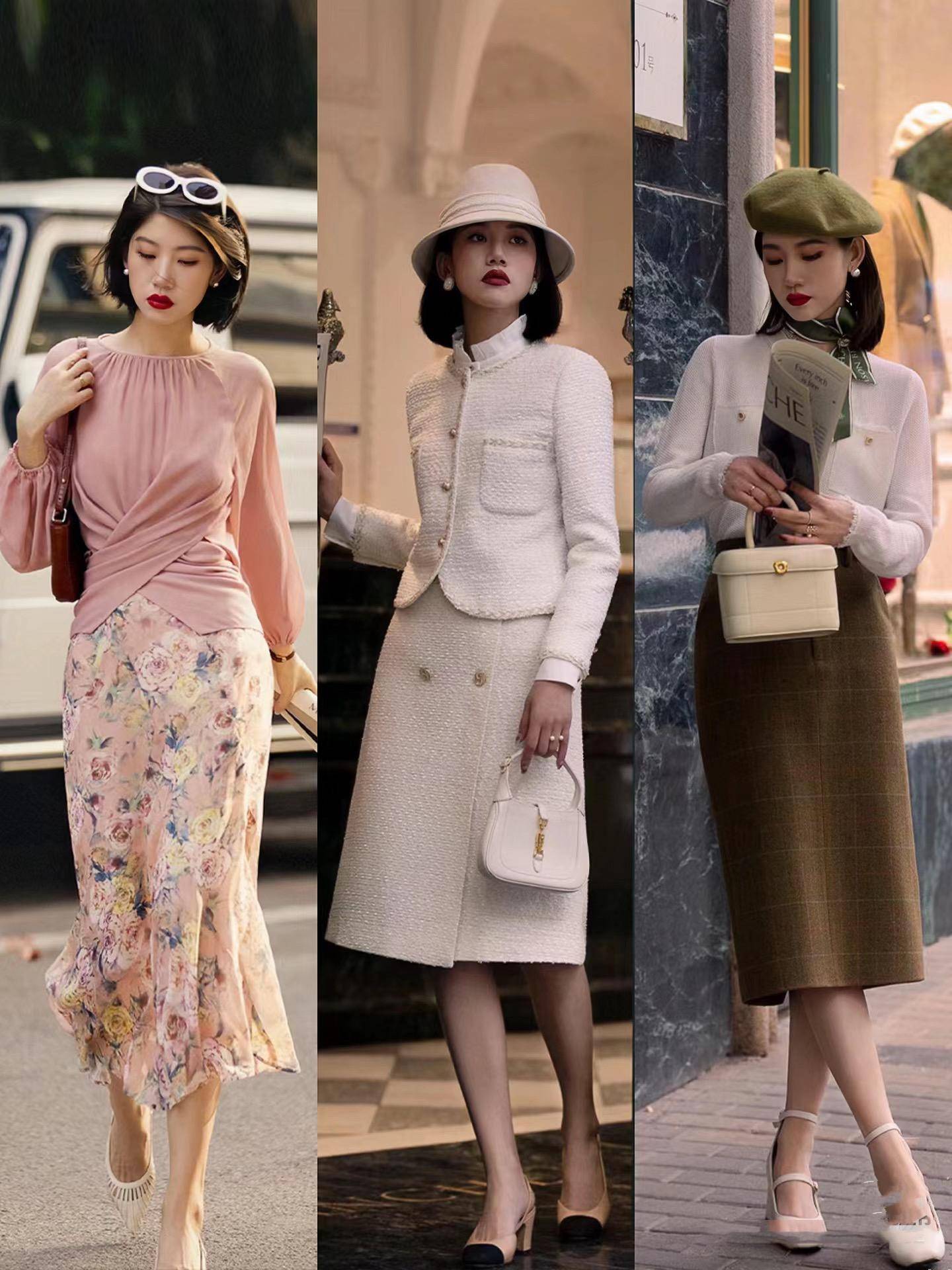 这个秋天,被"法式复古风"穿搭惊艳了,优雅显贵,也太高级了!