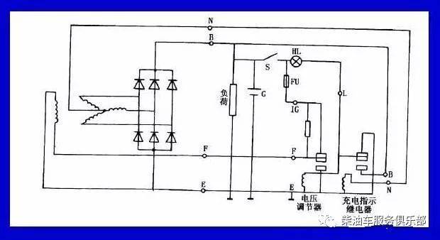 货车内调发电机接线图图片
