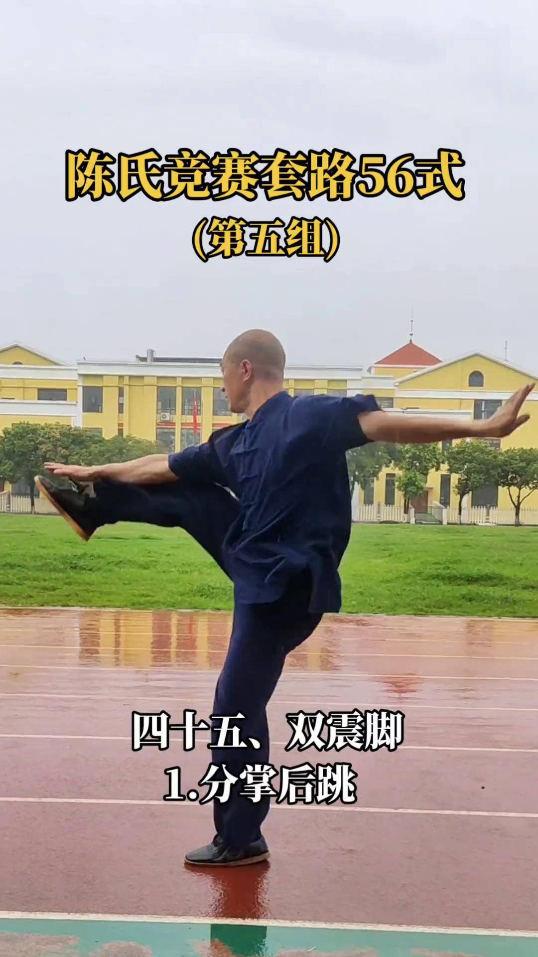 第二套太极养生掌表演套路(第二套太极养生掌分解教学视频)