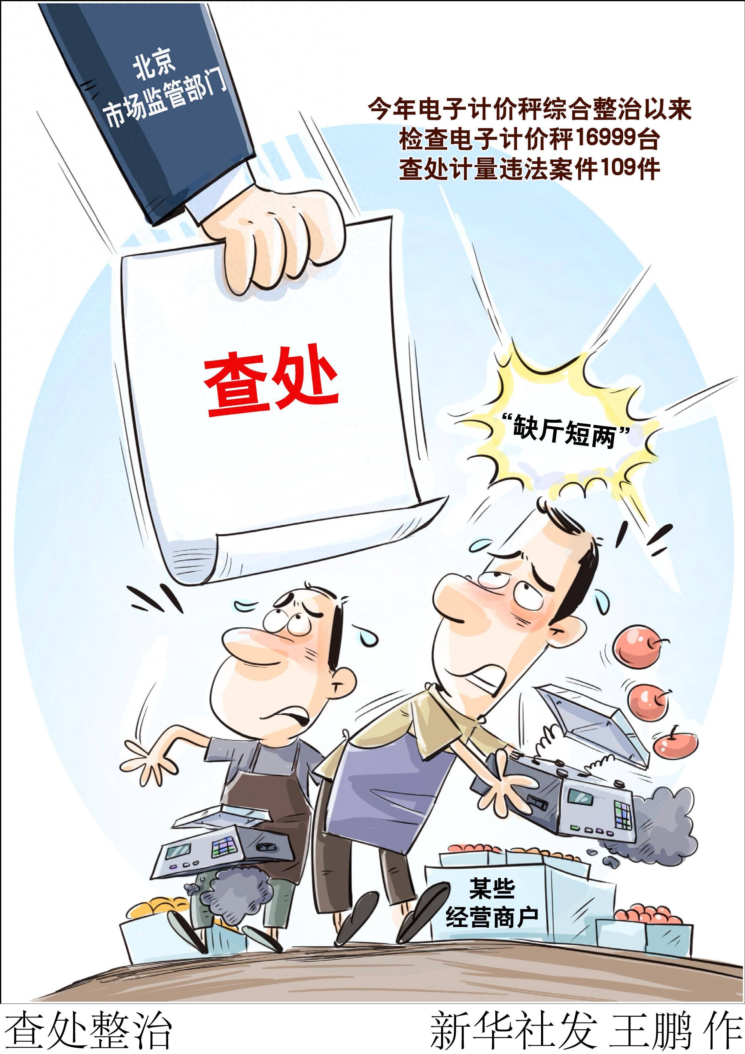 (图表·漫画)查处整治_新华社_电子_检查