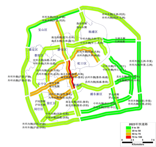 路网运行平稳有序……2023年上海交通运行年度报告(道路交通篇)来了