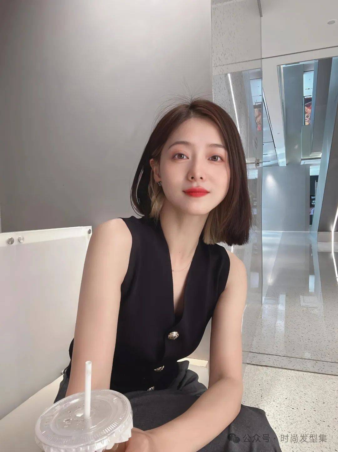 初秋挂耳染是长是短都好看