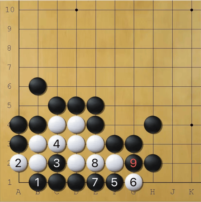 围棋角部板八死活图解图片