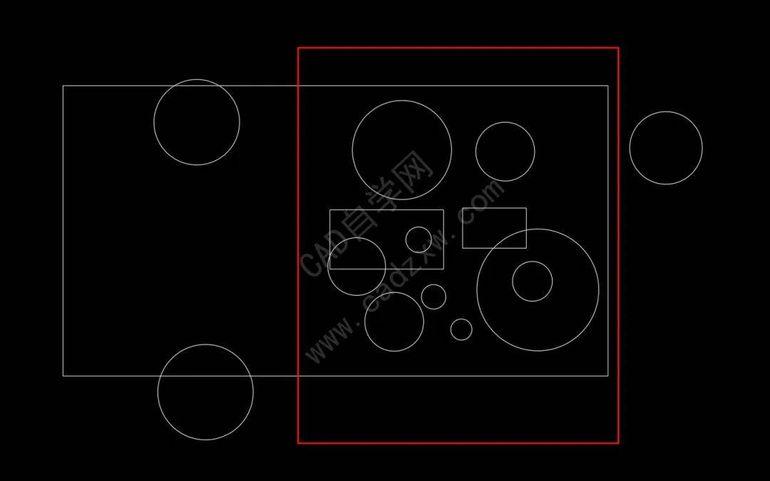 快速选择cad指定区域某些对象，记住这一个命令就够了！
