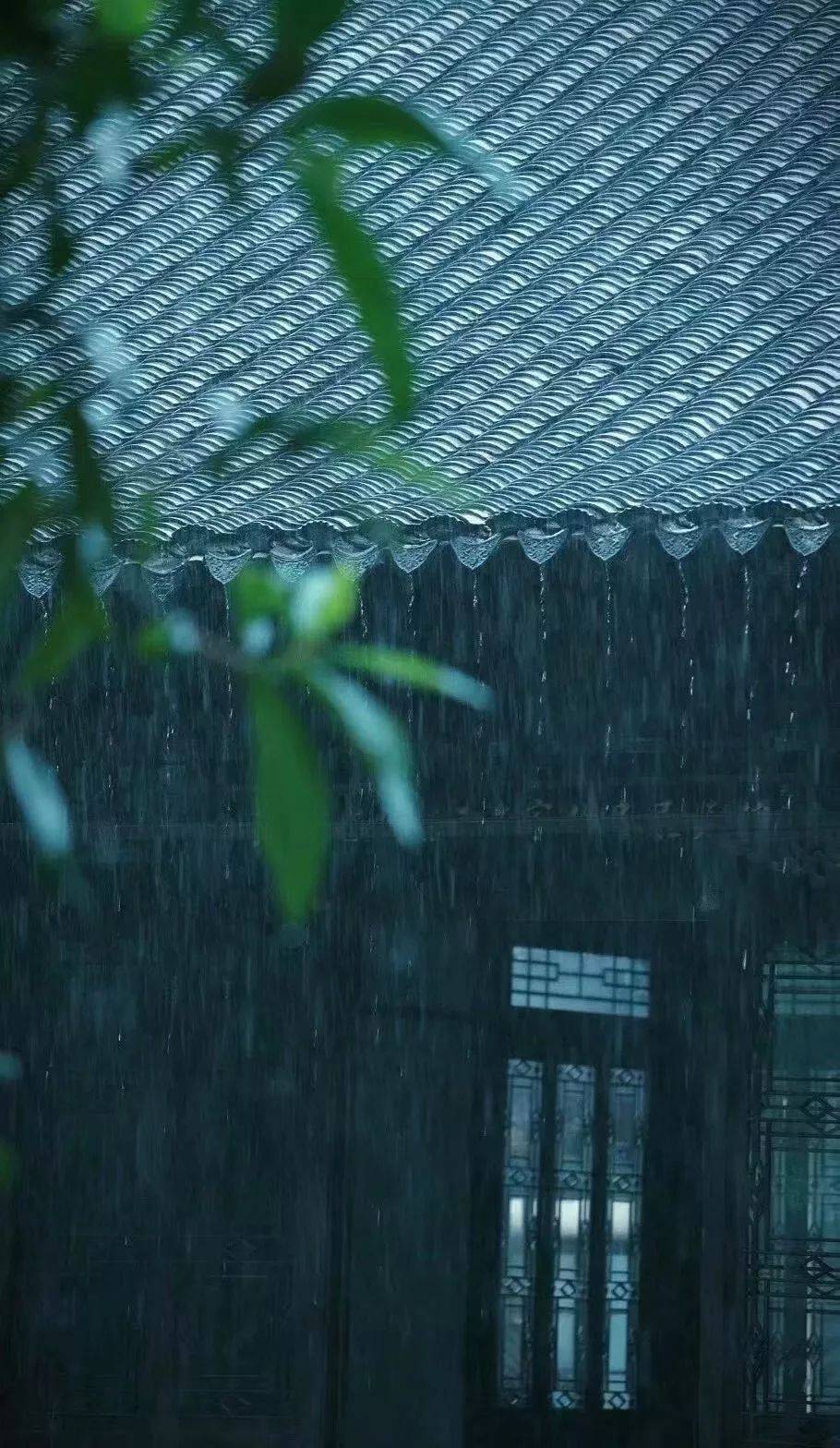 住过江南水乡的老房子的那一辈人应该永远会记得雨天屋檐