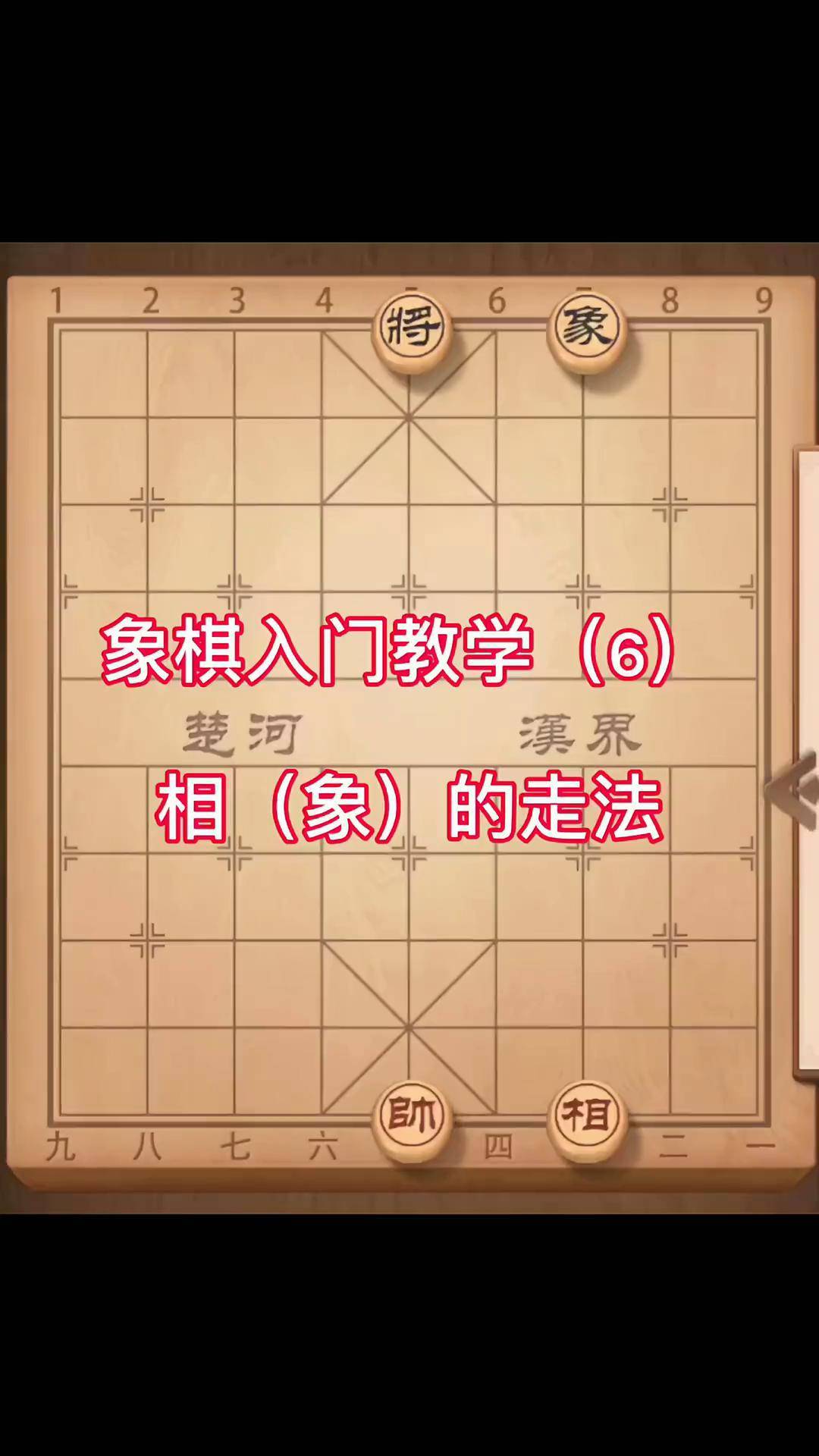 少儿象棋 中国象棋入门教程 第6课:相