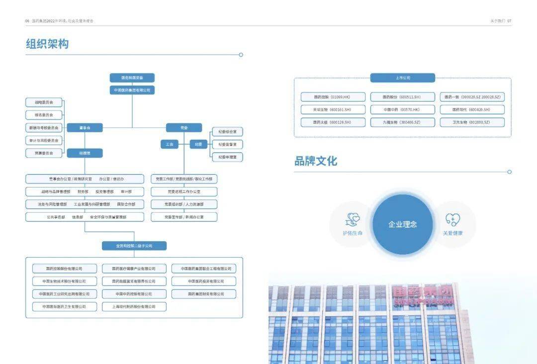 国药集团组织架构图图片