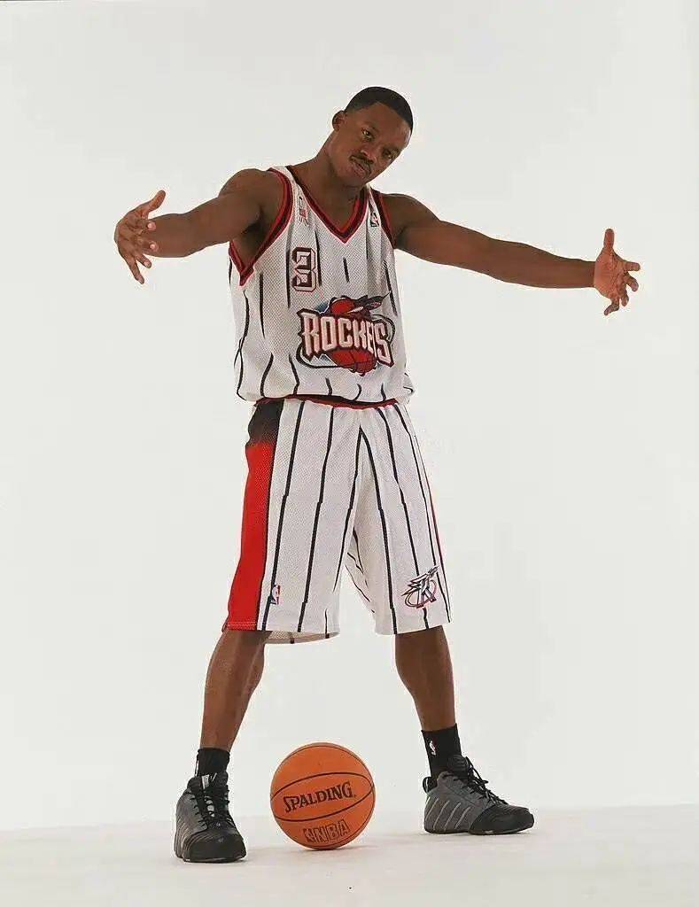 在麦迪加盟火箭队