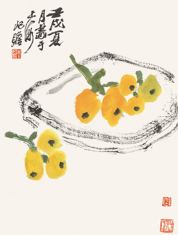 中国著名な書画家 百歳老人朱屺瞻先生対聯書法芸術 真筆保証人